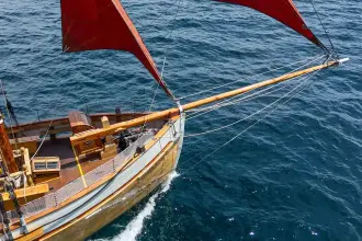 Thumbnail von Vintage Norwegian Double Ended Ketch