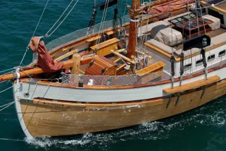 Thumbnail von Vintage Norwegian Double Ended Ketch