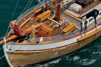 Thumbnail von Vintage Norwegian Double Ended Ketch