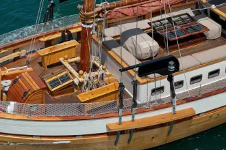 Thumbnail von Vintage Norwegian Double Ended Ketch