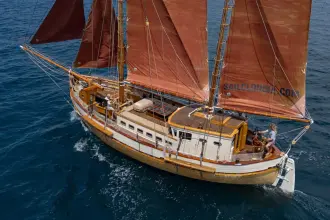 Thumbnail von Vintage Norwegian Double Ended Ketch