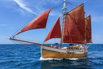 Thumbnail von Vintage Norwegian Double Ended Ketch