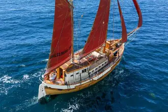 Thumbnail von Vintage Norwegian Double Ended Ketch
