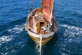 Thumbnail von Vintage Norwegian Double Ended Ketch