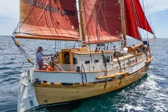 Thumbnail von Vintage Norwegian Double Ended Ketch
