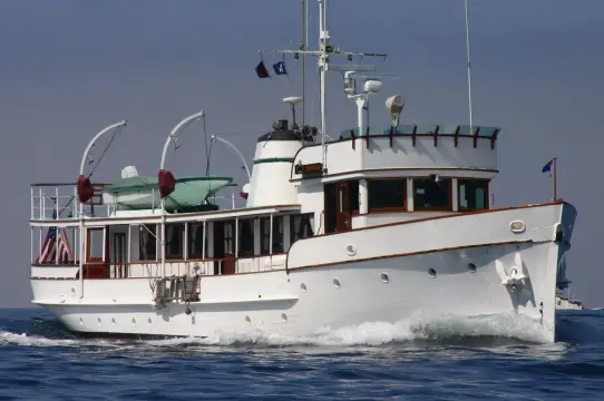 J.M. Martinac Shipbuilders Classic Fantail Motor Yacht Miriam