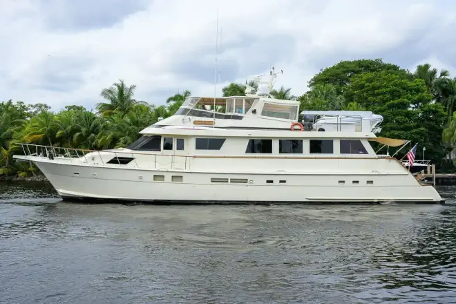 Hatteras 78 Cockpit Motor Yacht FOREVER YOUNG