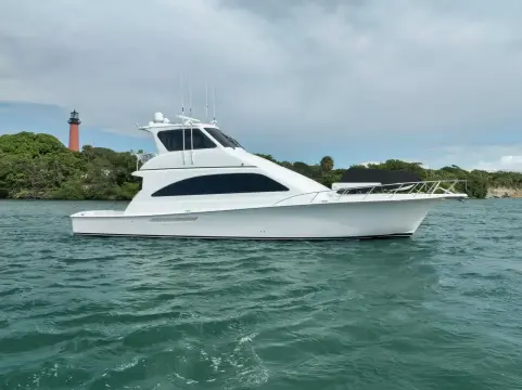 Ocean Yachts 57 Enclosed Bridge Convertible Positive Attitude