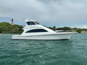 Ocean Yachts 57 Super Sports Enclosed Bridge Positive Attitude