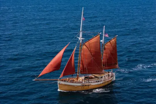 Vintage Norwegian Double Ended Ketch