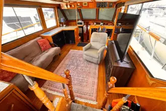 Thumbnail von Auslands-PT52 COCKPIT MOTORBOOT Wine Knot