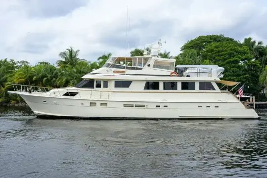 Hatteras 78 Cockpit Motor Yacht FOREVER YOUNG