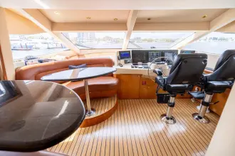 Thumbnail von Hatteras 80 Enclosed Bridge Skylounge Outrageous