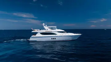 Thumbnail von Hatteras 80 Enclosed Bridge Skylounge Outrageous