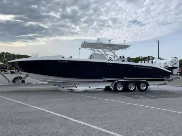 Midnight Express 39 Center Console Cuddy