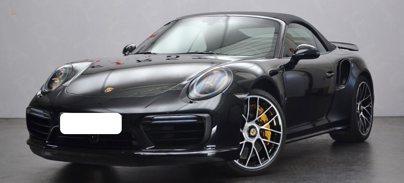 Porsche 911 Turbo S Cabrio Tiefschwarzmetallic