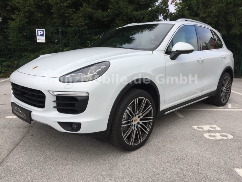 Porsche Cayenne S Diesel Weiß Metallic