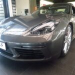 Porsche 718 Cayman S Grau Metallic Automatik