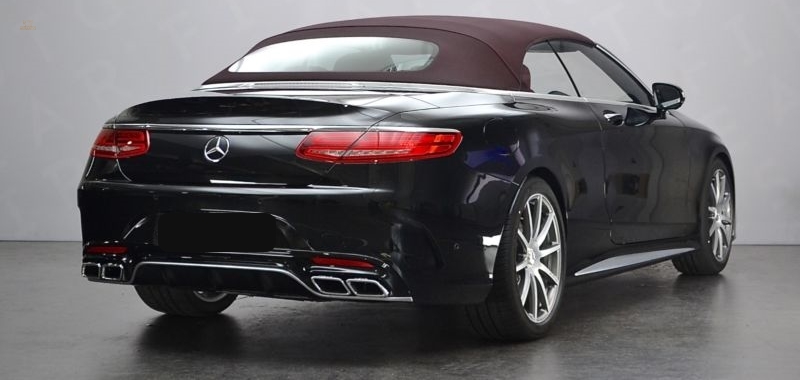 Mercedes-Benz S 63 AMG Cabrio Obsidianschwarz Metallic