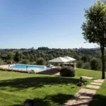 RIF 2831 Pool mit Blick auf Siena