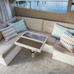 Saloon table and seating