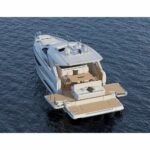 Jeanneau DB 43 inboard - overhead view of terraces