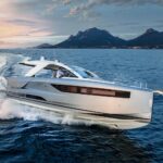 Jeanneau DB 43 inboard - on the water with beautiful sunset