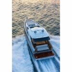 Jeanneau DB 43 inboard - overhead view from aft