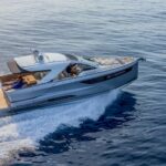 Jeanneau DB 43 inboard - overhead view from starboard side
