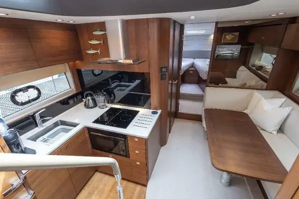 Princess V50 For Sale - Galley and dining