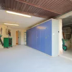 Garage mit Zugang zum Abstellraum
